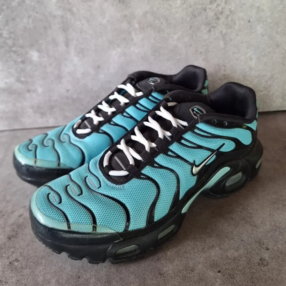 Nike Air Max Plus TN Tiffany blue aqua womens 7.5 running air bubbles athletic
